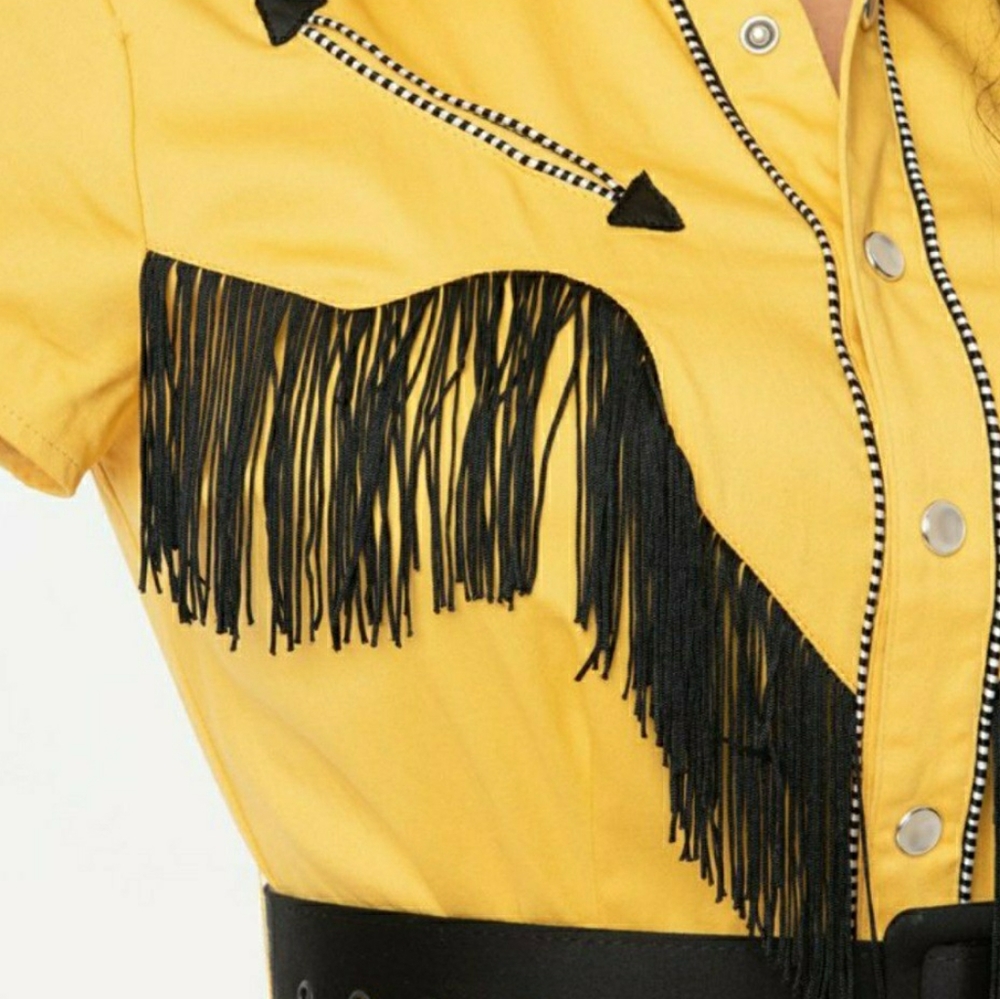 1950's Mustard Madeline Swing Dress